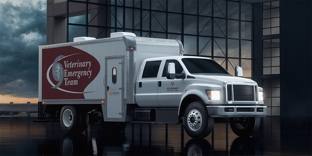 A full CG render of a veterinary response vehicle