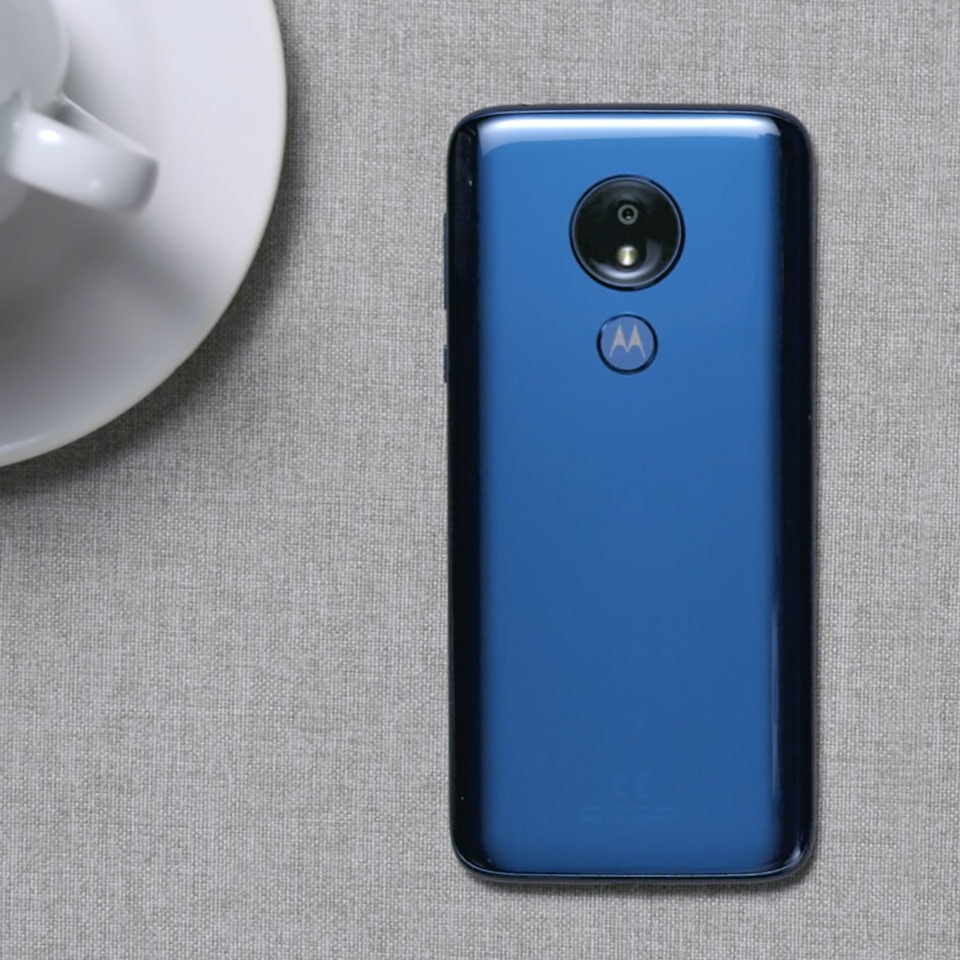 A hero shot of a Motorola smartphone in a product promo video